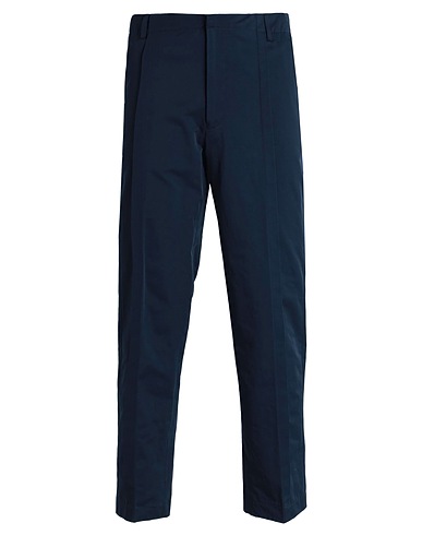 TOPMAN Casual trouser Navy blue 52% Cotton, 48% Polyester