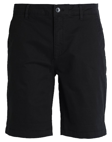 TOPMAN Shorts & Bermuda Black 97% Cotton, 3% Elastane