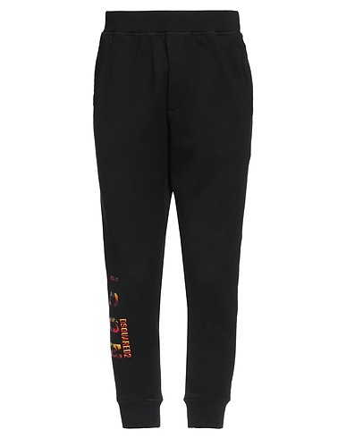 DSQUARED2 Casual trouser ICON Black 100% Cotton, Elastane