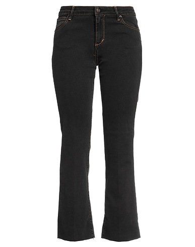 THE.NIM STANDARD Denim trousers Black 90% Cotton, 8% Elastomultiester, 2% Elastane