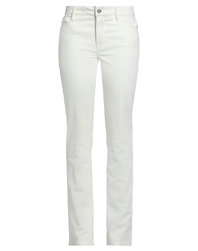 FRAME Denim pants Ivory 79% Cotton, 20% Pre-consumer recycled cotton, 1% Elastane