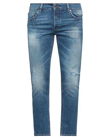 LES HOMMES Denim pants Blue 98% Cotton, 2% Elastane