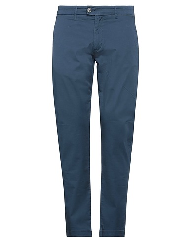 LIU •JO MAN Casual pants Navy 98% Cotton, 2% Elastane