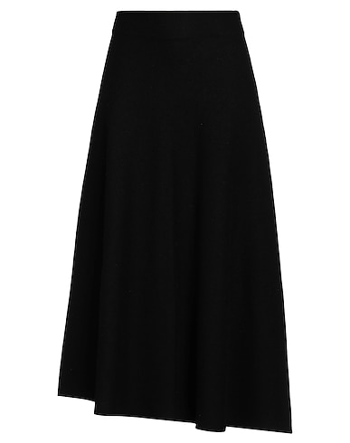JIL SANDER Midi skirt NERO 100% Wool