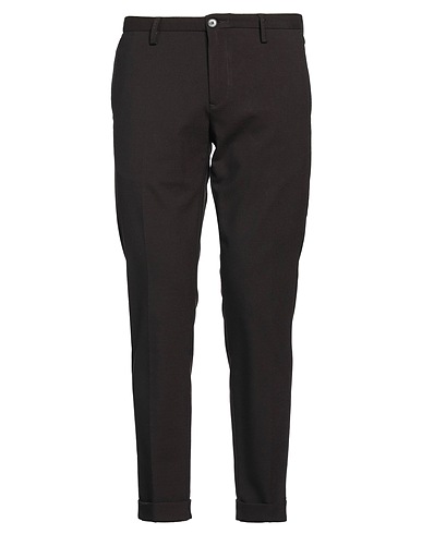AT.P.CO Casual trouser Dark brown 58% Polyamide, 24% Virgin Wool, 16% Viscose, 2% Elastane