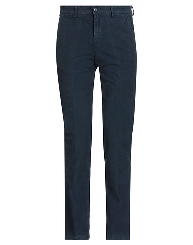 MP MASSIMO PIOMBO Casual pants Midnight blue 97% Cotton, 3% Lycra®