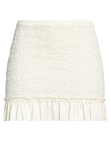 ALEXANDER WANG Mini skirt Cream 78% Polyamide, 22% Elastane