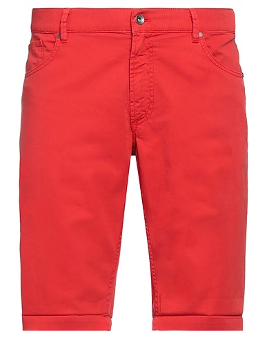 MASON'S Shorts & Bermuda Red 96% Cotton, 4% Elastane