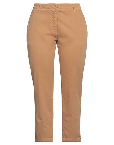 ALPHA STUDIO Casual trouser Camel 98% Cotton, 2% Elastane