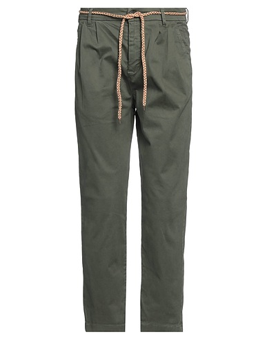 OVER/D Casual trouser Military green 98% Cotton, 2% Elastane