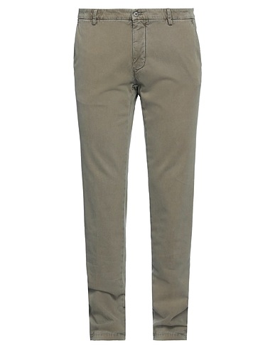 MASON'S Casual trouser Military green 69% Cotton, 28% Modal, 3% Elastane