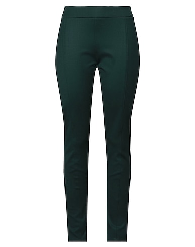 MASSIMO ALBA Casual pants Emerald green 94% Virgin Wool, 3% Polyamide, 3% Elastane