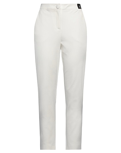 ARMANI EXCHANGE Casual trouser White 62% Polyester, 34% Viscose, 4% Elastane