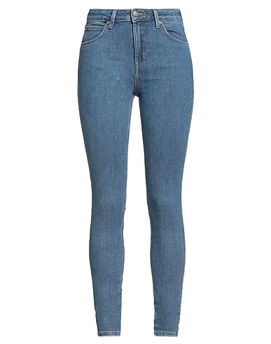 LEE Denim pants Blue 99% Cotton, 1% Elastane