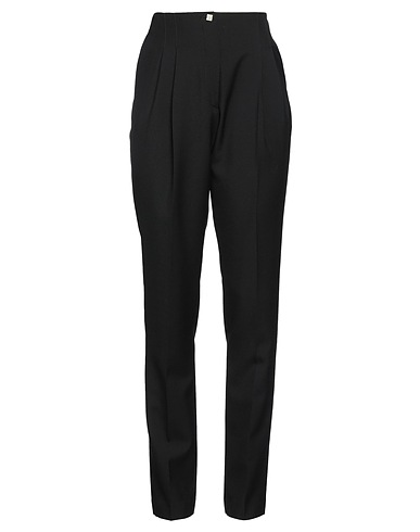 ROCHAS Casual trouser Black 100% Virgin Wool