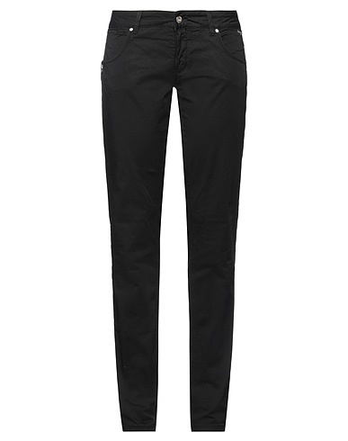 UNGARO FEVER Casual pants Black 98% Cotton, 2% Elastane