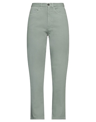 A.P.C. Denim trousers Sage green 100% Cotton