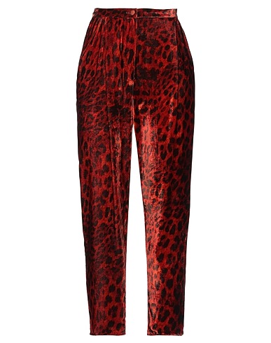 OTRA VEZ Pantalone Mattone 82% Viscosa, 18% Seta
