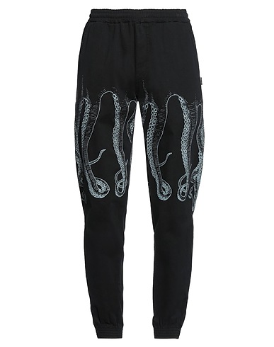 OCTOPUS Casual pants Black 97% Cotton, 3% Elastane