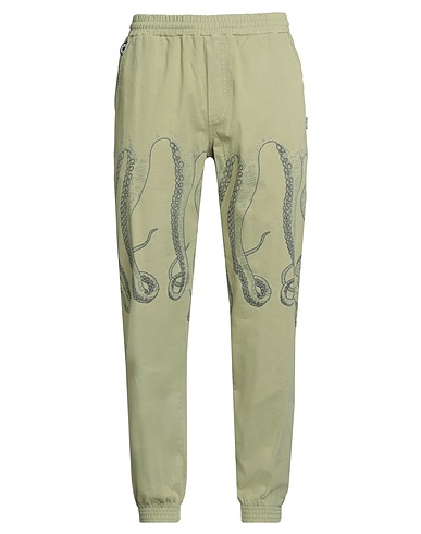 OCTOPUS Pantalone Verde militare 97% Cotone, 3% Elastan