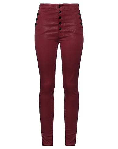 J BRAND Casual trouser Burgundy 94% Cotton, 4% Polyester, 2% Elastane