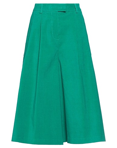 SFIZIO STUDIO Pantalone Verde smeraldo 98% Cotone, 2% Elastan