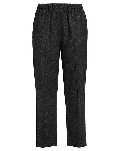 BEATRICE .B Casual trouser Charcoal 40% Viscose, 28% Polyester, 23% Wool, 7% Polyamide, 2% Silk