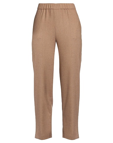 BEATRICE .B Casual trouser Sand 40% Viscose, 28% Polyester, 23% Wool, 7% Polyamide, 2% Silk