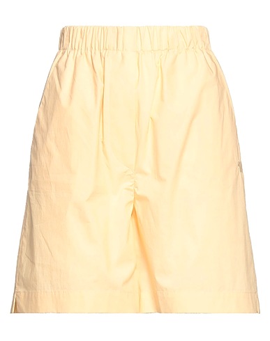 NANUSHKA Shorts & Bermuda Pastel yellow 100% Cotton