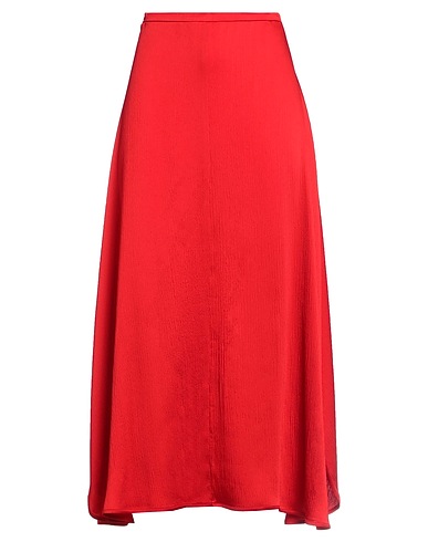 BEATRICE .B Midi skirt Red 78% Acetate, 22% Silk