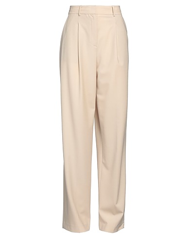 THEORY Casual pants Beige 96% Wool, 4% Elastane