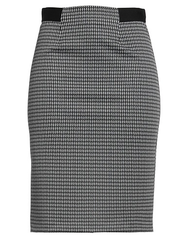 EMISPHERE Mini skirt Black 60% Polyester, 35% Polyamide, 5% Elastane