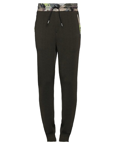 ETRO Casual trouser Military green 48% Wool, 48% Acrylic, 3% Polyester, 1% Elastane