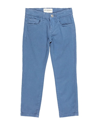 ROŸ ROGER'S Casual pants Slate blue 69% Modal, 28% Cotton, 3% Elastane