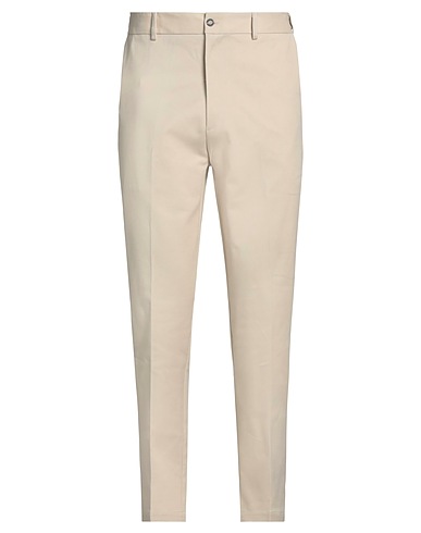 AS YOU ARE Casual pants Beige 97% Cotton, 3% Elastane