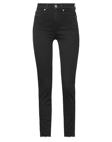 GAëLLE Paris Denim pants Black 93% Cotton, 5% Elastomultiester, 2% Elastane