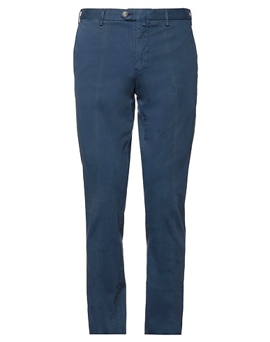 ADDICTION Casual trouser Navy blue 100% Cotton