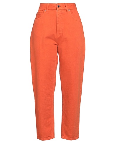 CHAPTER ONE TRUE NYC® Denim pants Orange 100% Cotton