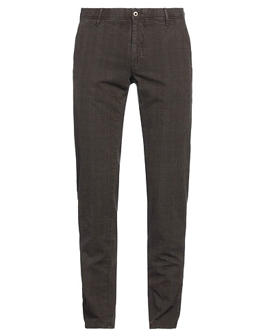 INCOTEX Casual trouser SLACKS BY SLOWEAR Dark brown 94% Cotton, 5% Polyacrylic, 1% Elastane