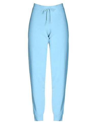 8 by YOOX Casual pants KNIT SWEATPANTS
 Light blue 88% Organic cotton, 12% Recycled polyamide