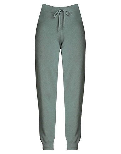 8 by YOOX Pantalone KNIT SWEATPANTS
 Verde salvia 88% Cotone organico, 12% Poliammide riciclato