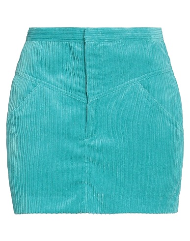 ISABEL MARANT Mini skirt Turquoise 84% Polyester, 16% Polyamide