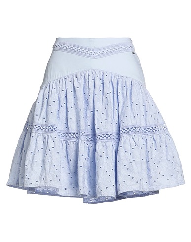 GUESS Minigonna Celeste 100% Cotone