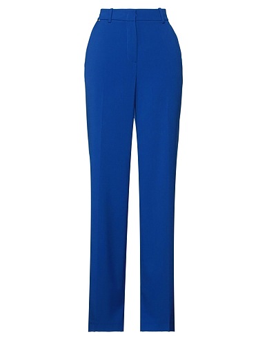 KAOS Casual trouser Light blue 68% Polyester, 28% Viscose, 4% Elastane