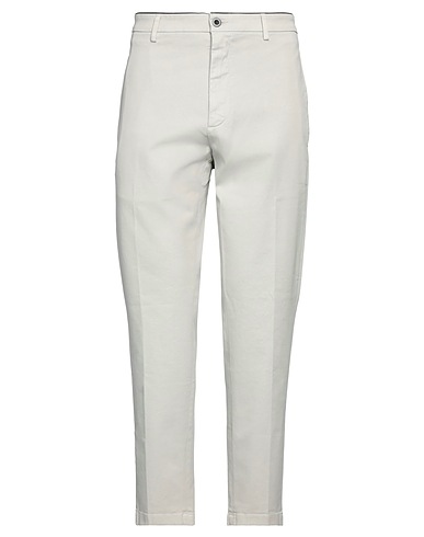 DEPARTMENT 5 Casual trouser Light grey 98% Cotton, 2% Elastane