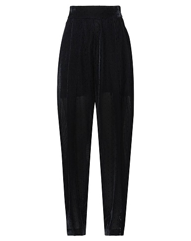 EMPORIO ARMANI Casual trouser Midnight blue 56% Viscose, 44% Polyamide, Polyester