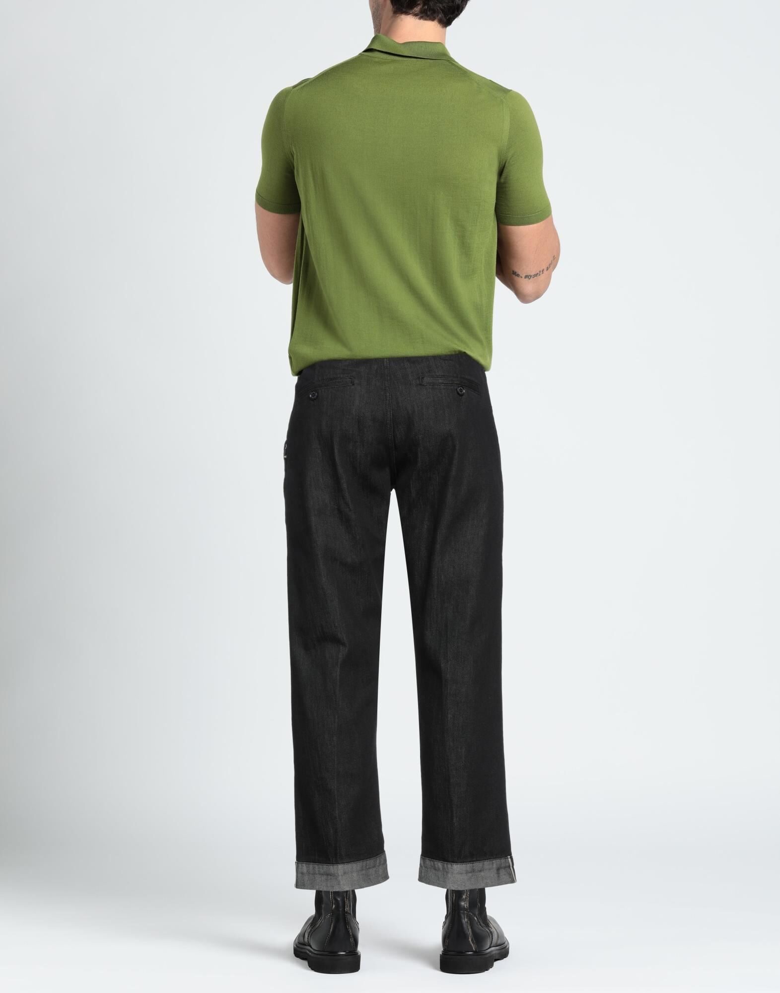 NEIL BARRETT Jeans and Denim | Black Men's Denim Pants | YOOX