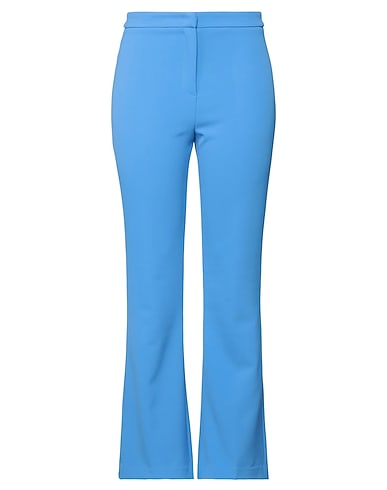 KAOS Casual pants Pastel blue 96% Polyester, 4% Elastane
