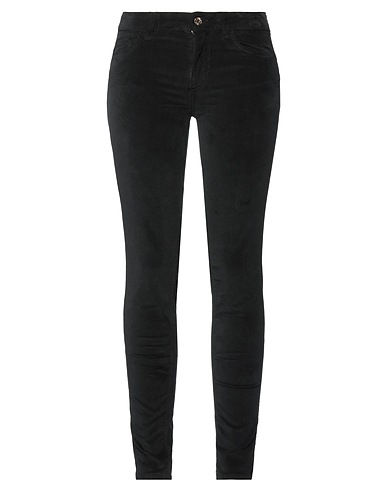 LIU •JO Casual trouser Black 97% Cotton, 3% Elastane
