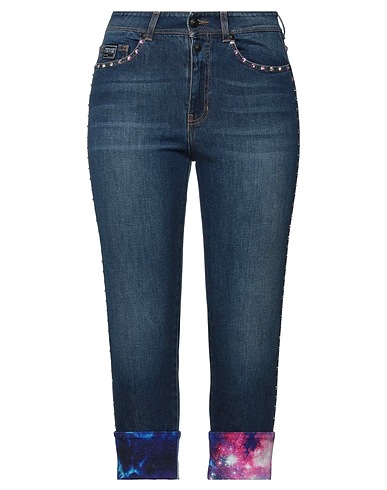 VERSACE JEANS COUTURE Denim trousers Blue 98% Cotton, 2% Elastane